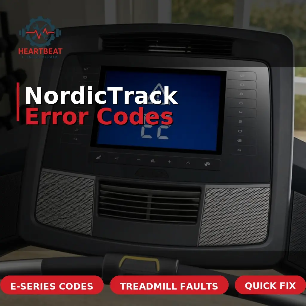 NordicTrack Treadmill Error Codes: What They Mean and What to Do