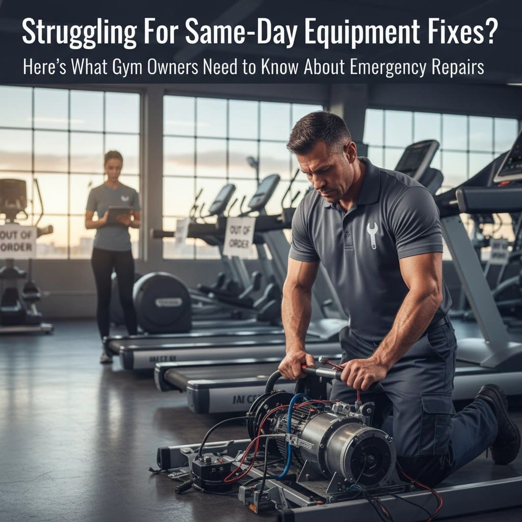Struggling For Same-Day Equipment Fixes? Here’s What Gym Owners Need to Know About Emergency Repairs