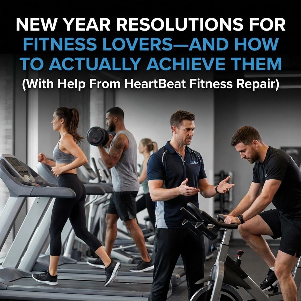 New Year Resolutions for Fitness Lovers, And How To Actually Achieve Them (With Help From HeartBeat Fitness Repair)