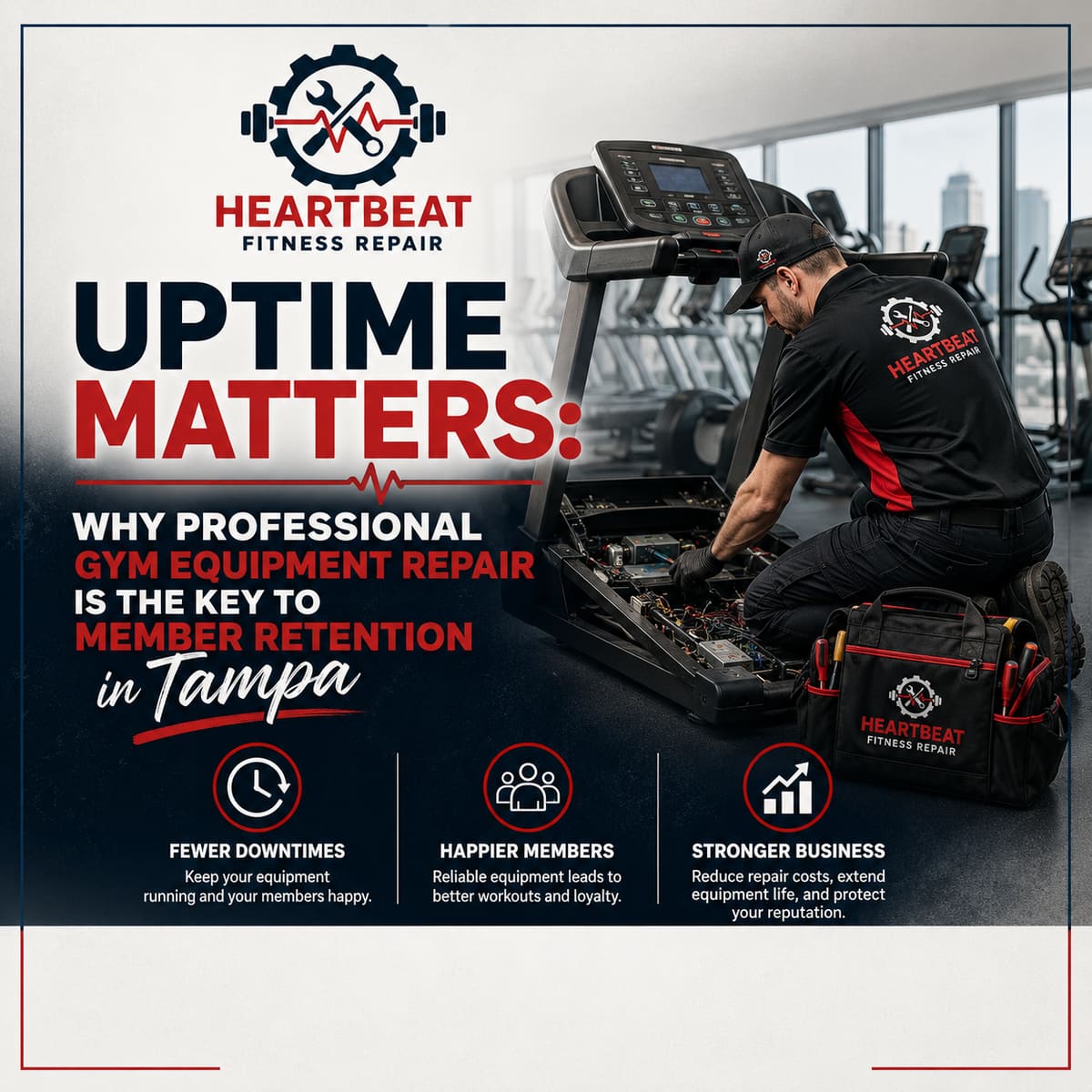 Uptime Matters: Why Professional Gym Equipment Repair is the Key to Member Retention in Tampa