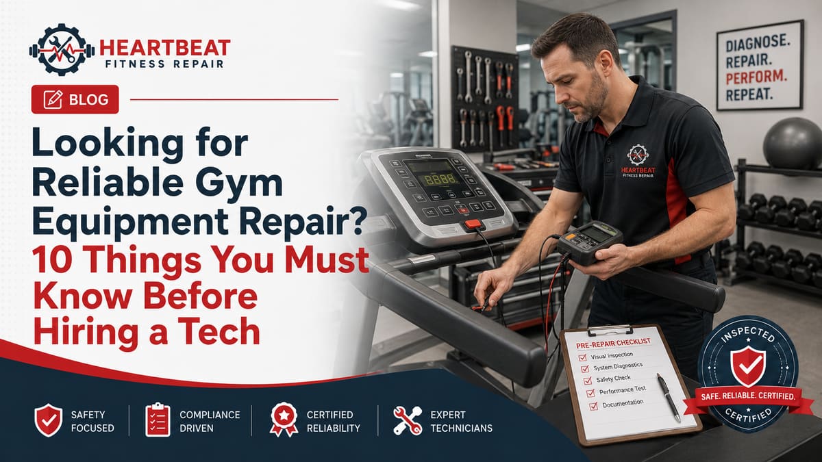 Treadmill Repair Near Me in Tampa, Florida: 10 Things You Must Know Before Hiring a Gym Equipment Repair Tech