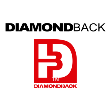 Diamondback logo featuring stylized "D" and "B" in red and black colors.