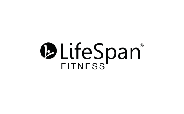 Logo for LifeSpan Fitness featuring the company name and a stylized icon.