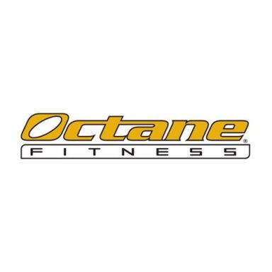 Octane Fitness logo featuring bold yellow and black text.